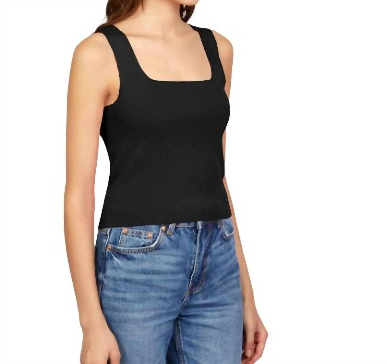 525 America - Eva Square Neck Sweater Tank