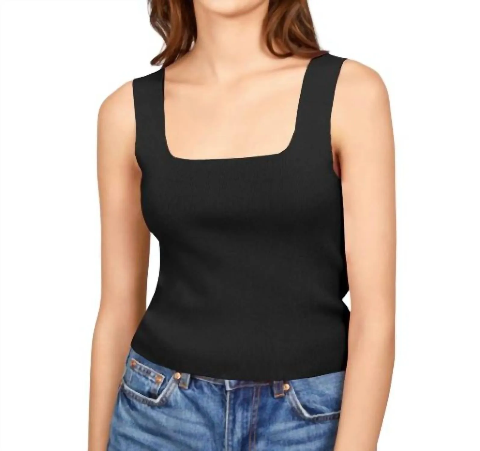 525 America - Eva Square Neck Sweater Tank