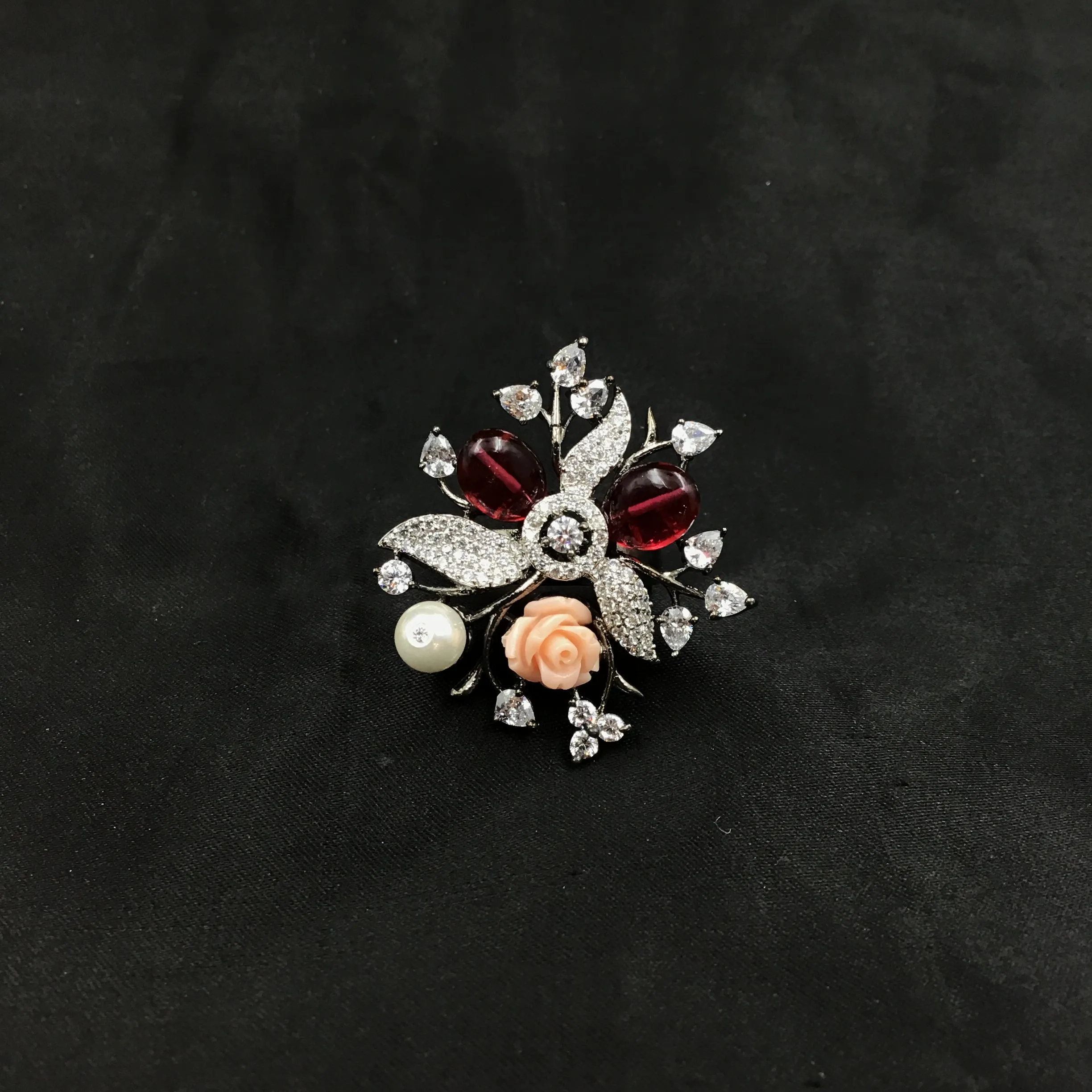 AD/Zircon Stylish Ring 17798-4980