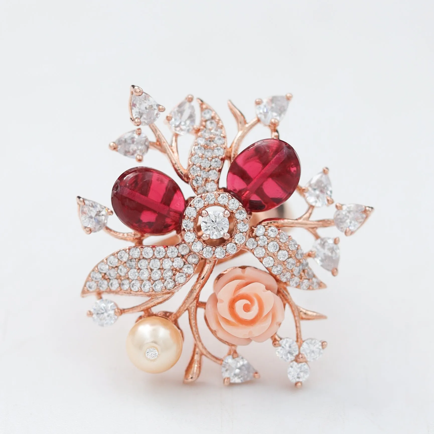 AD/Zircon Stylish Ring 17798-4980