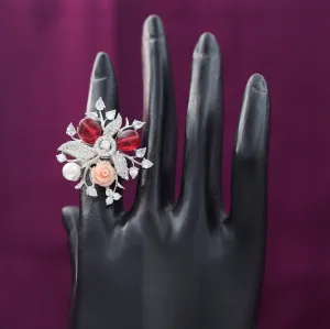 AD/Zircon Stylish Ring 17798-4980
