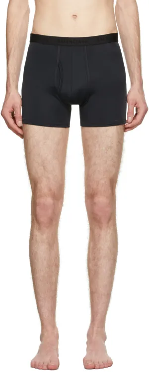 Balenciaga Black Fitted Swim Shorts