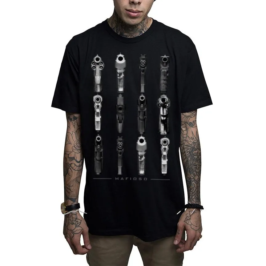 Barrels Black Mens T-Shirt
