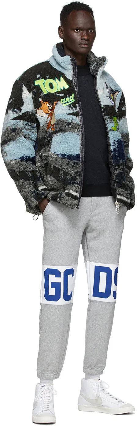 GCDS Black Fitted Sweatshirt
