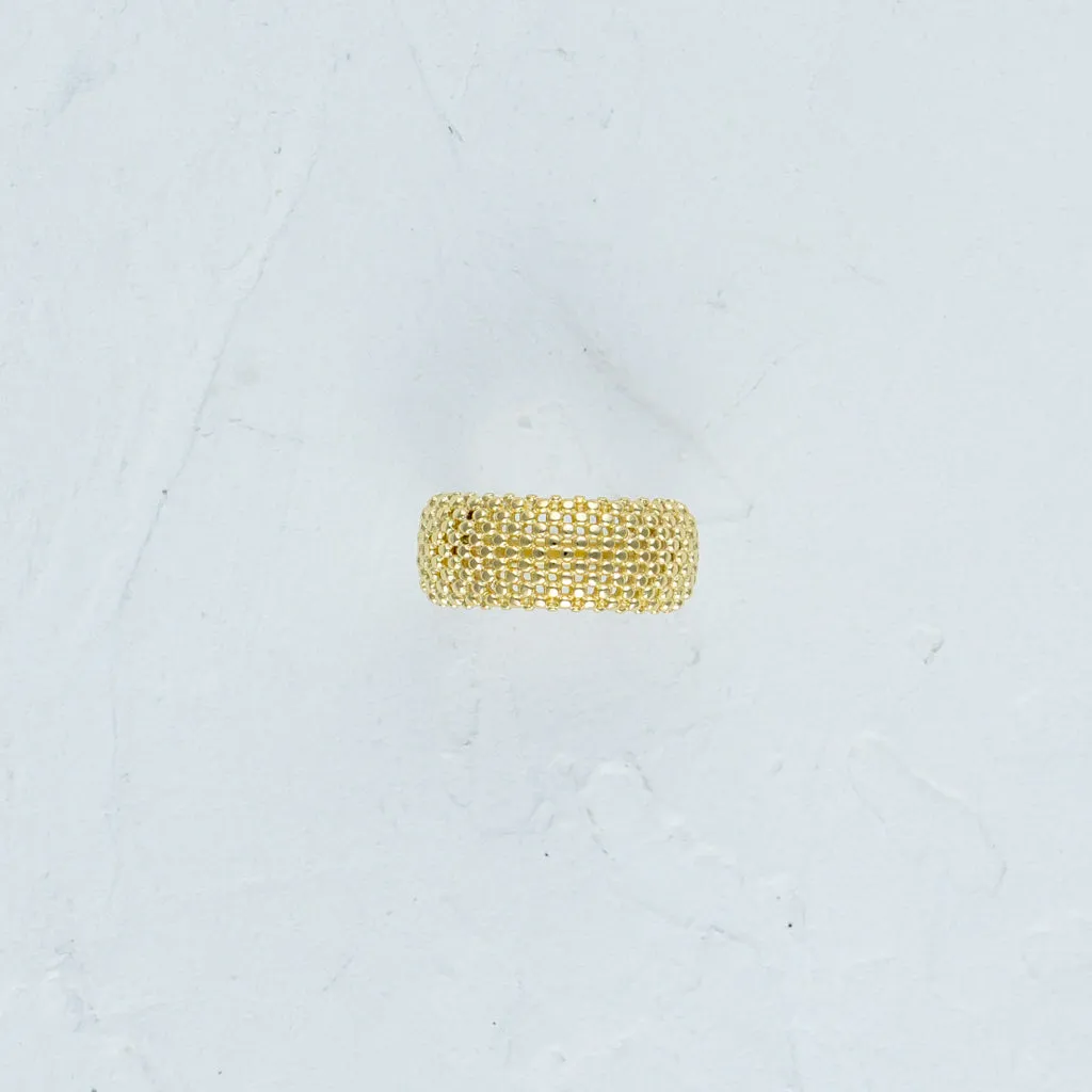 Gold Mesh Ring