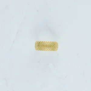 Gold Mesh Ring