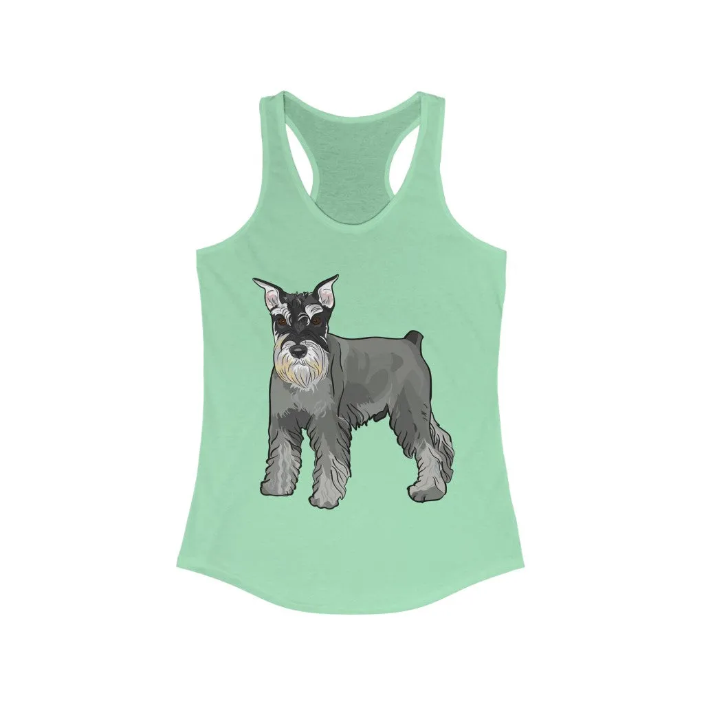 Miniature Schnauzer Women's Ideal Racerback Tank
