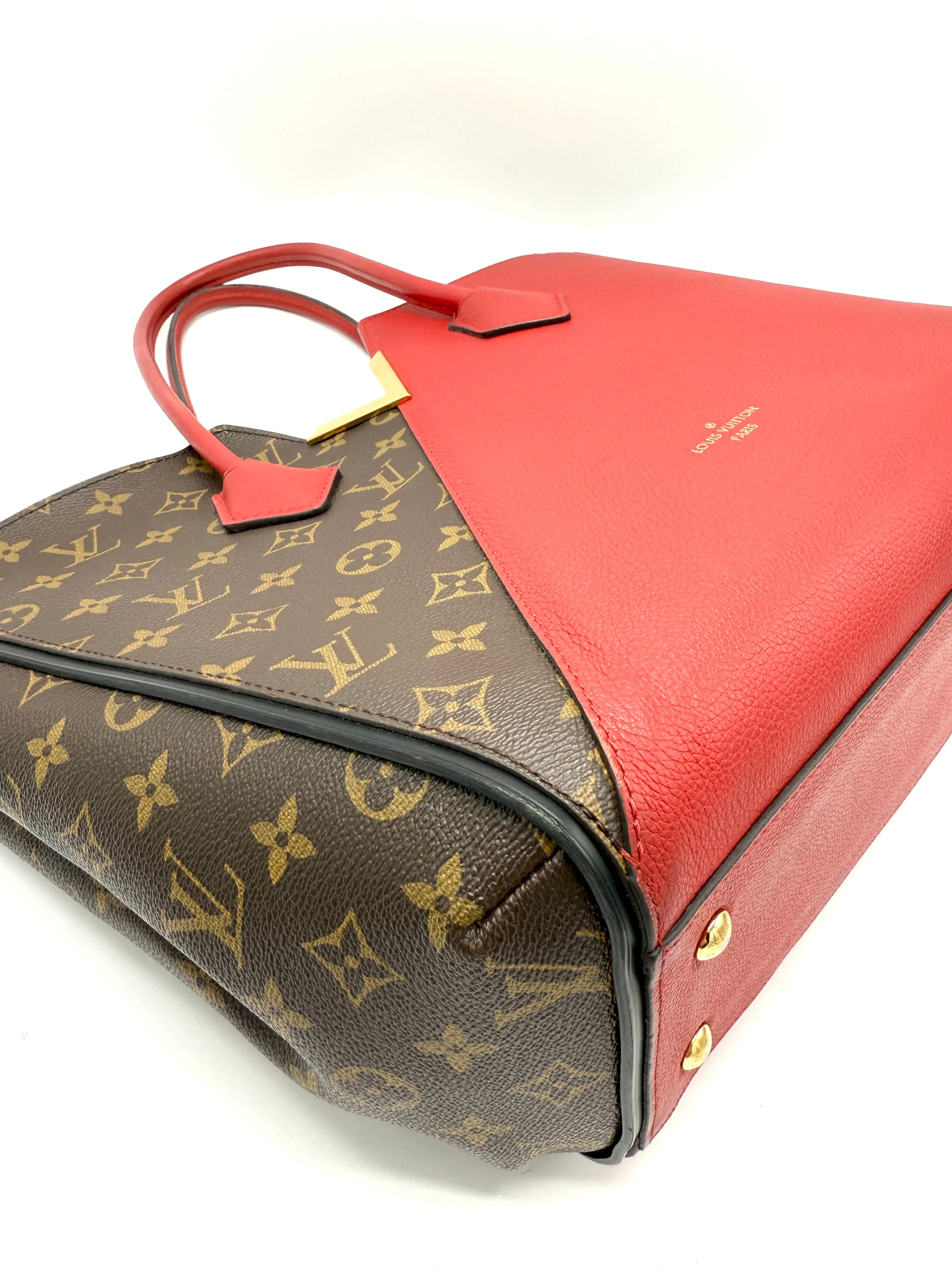 Monogram/Red Leather Kimono MM
