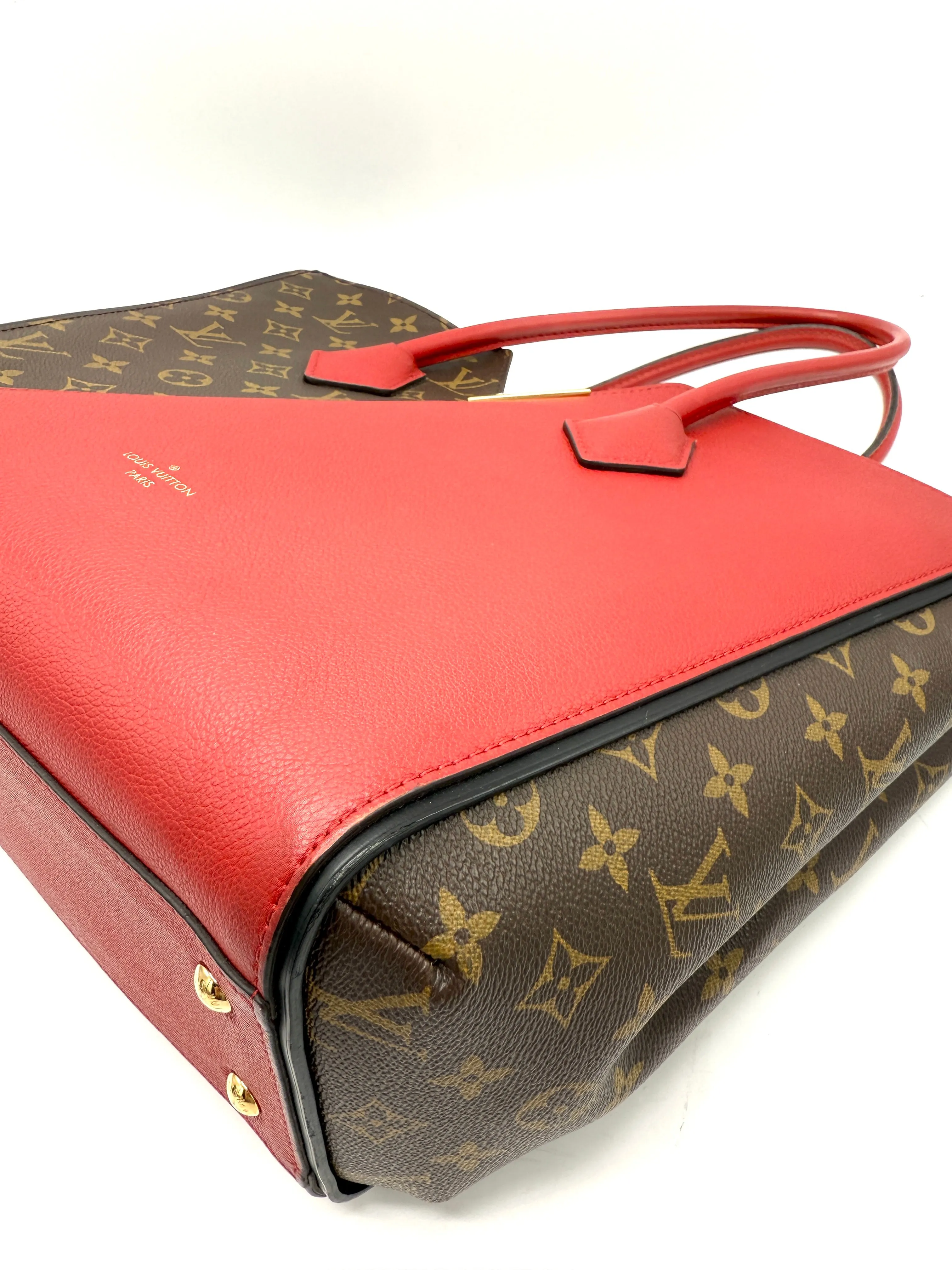Monogram/Red Leather Kimono MM