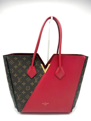 Monogram/Red Leather Kimono MM