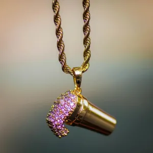 Purple Drank "Lean" Necklace