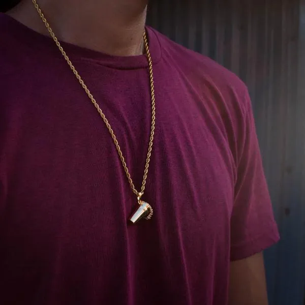 Purple Drank "Lean" Necklace