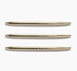 Slim Refillable Pen Single -  Manifestation Gold