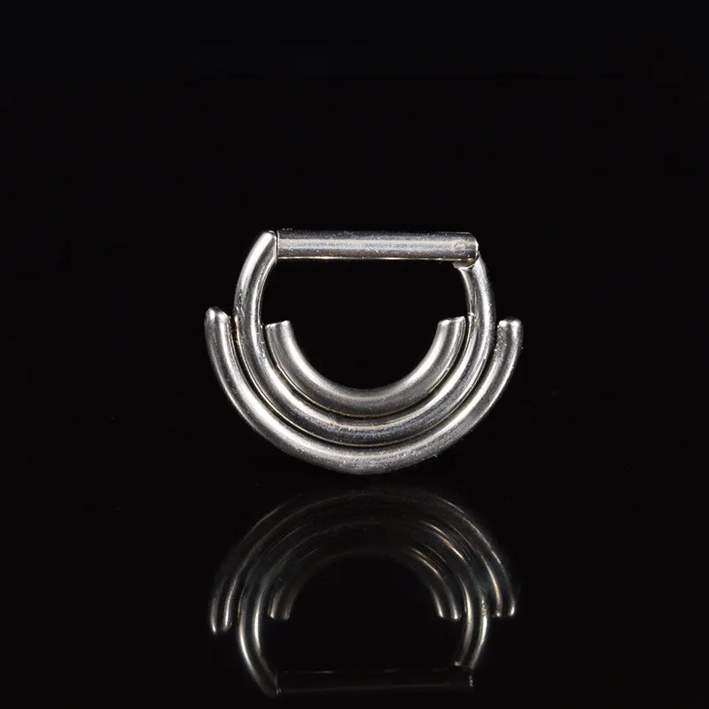 Small Hinged Clicker with Triple Rings