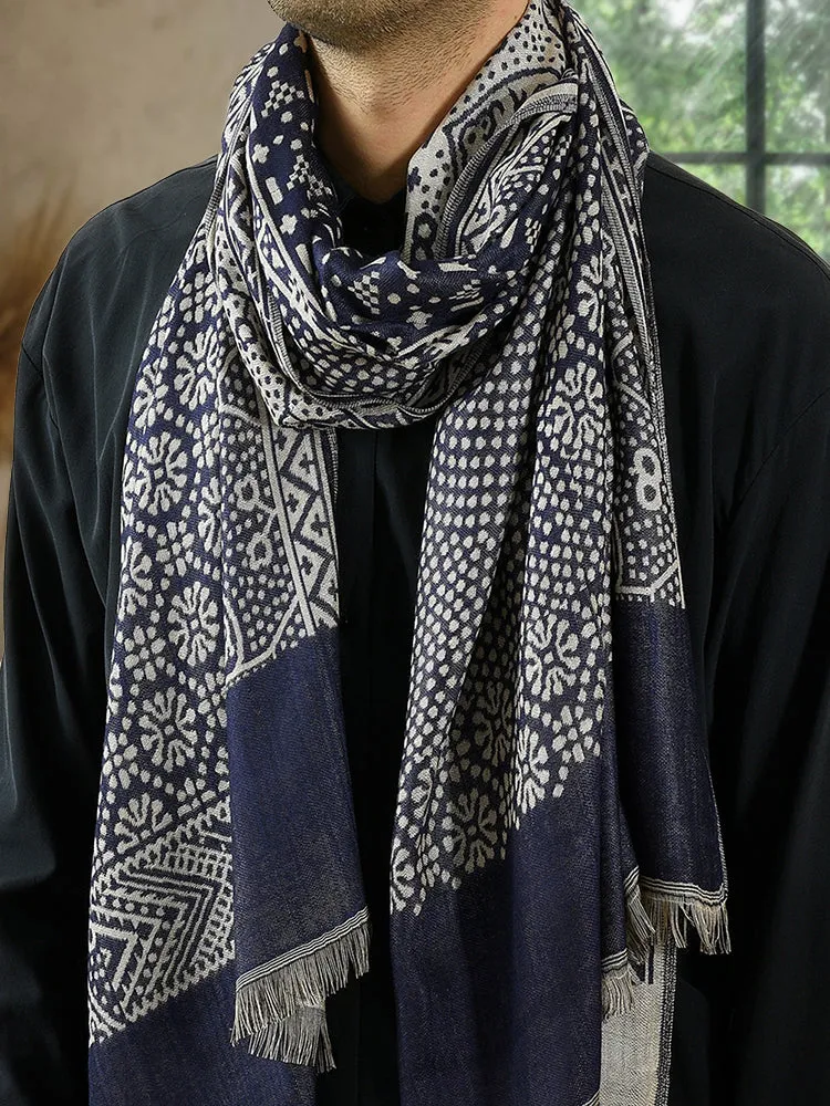 Stylish Tassel Paisley Scarf