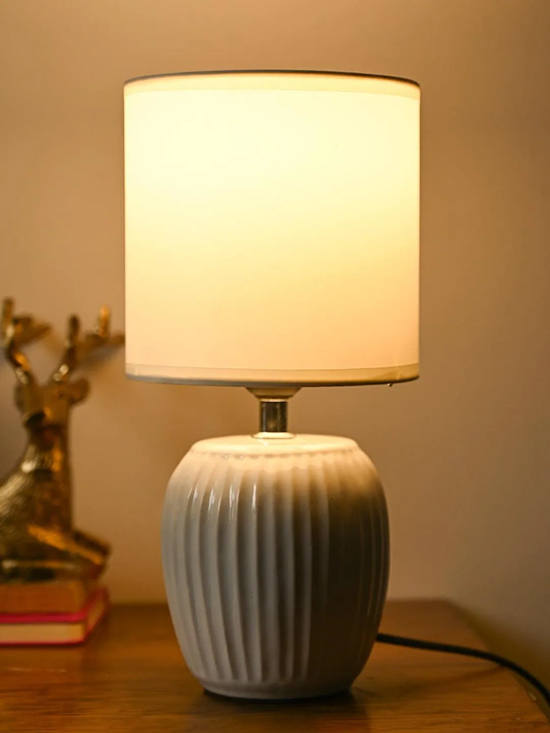 Stylish White Table Lamp