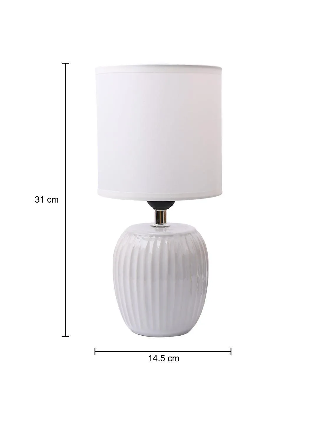 Stylish White Table Lamp