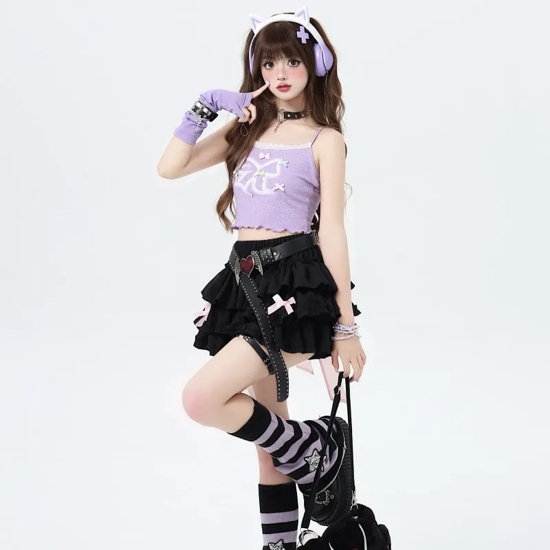 Summer Sweet Dopamine Style Slim-fit Vest