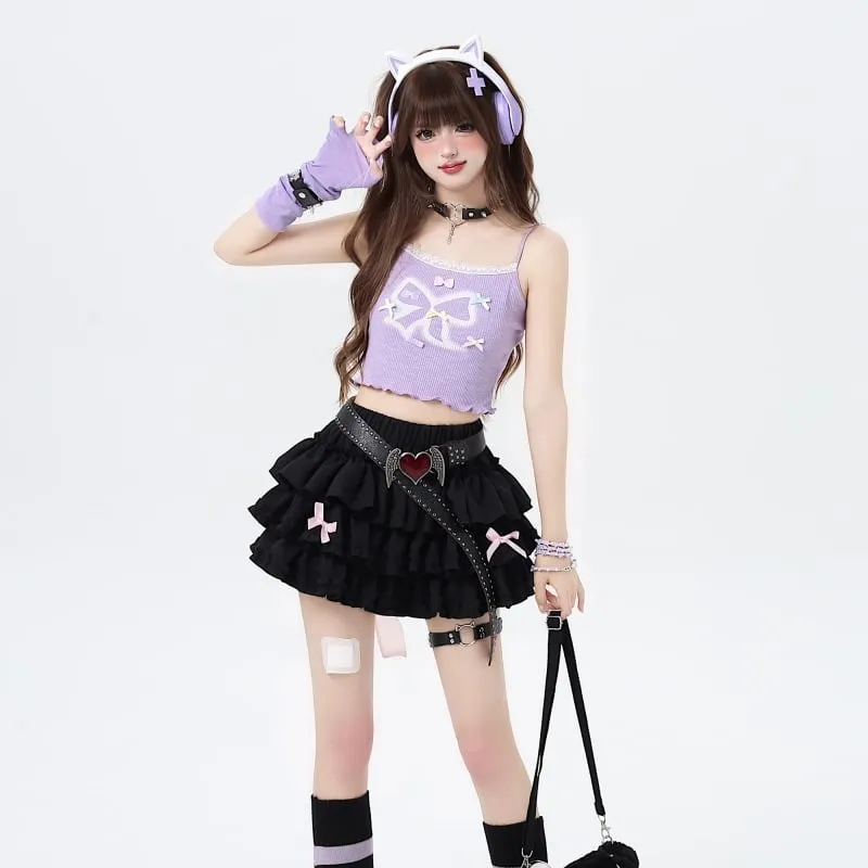 Summer Sweet Dopamine Style Slim-fit Vest