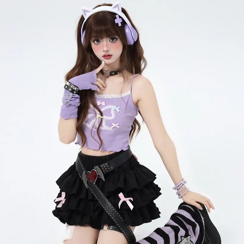 Summer Sweet Dopamine Style Slim-fit Vest