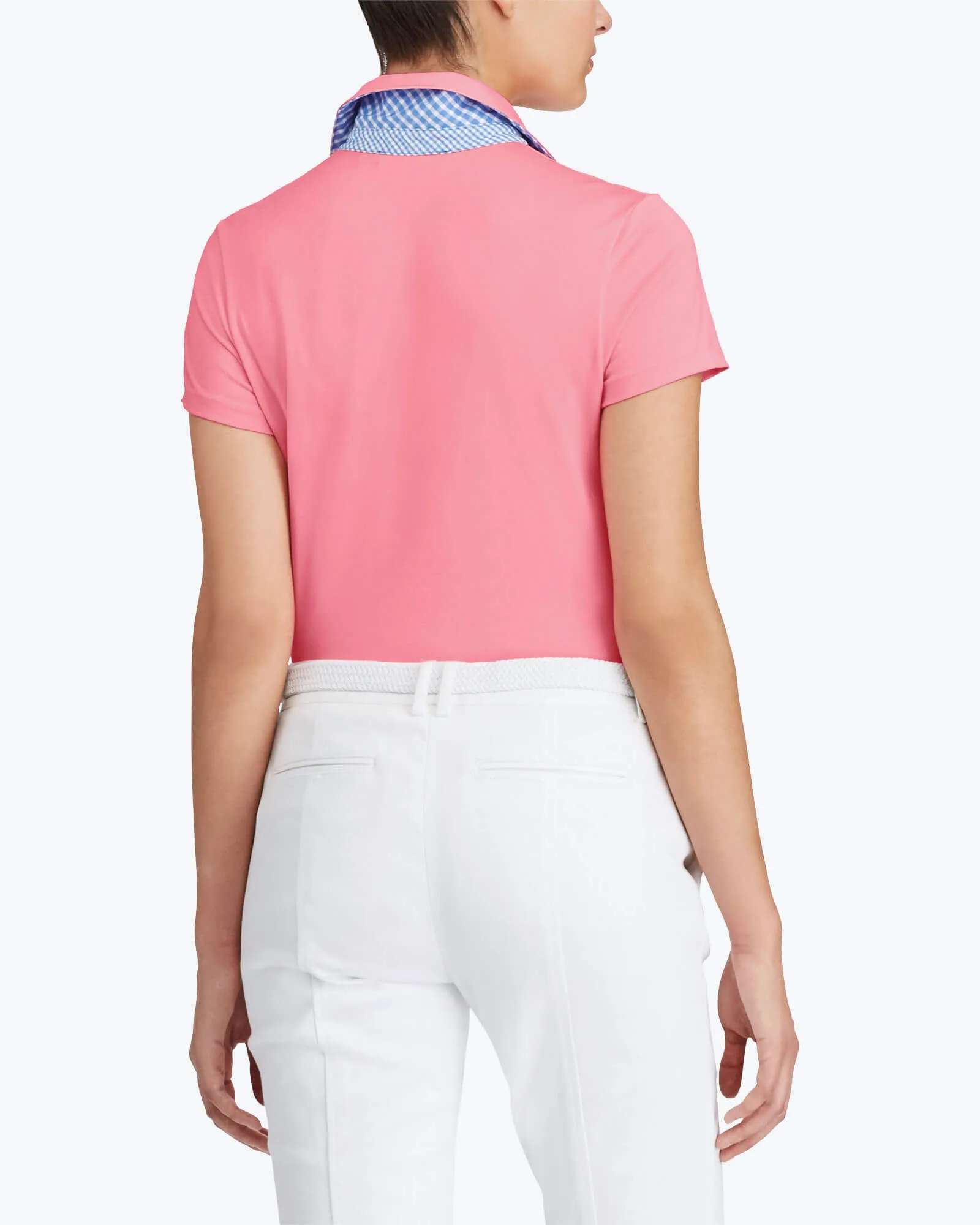 Tailored Fit Mesh-Panel Polo