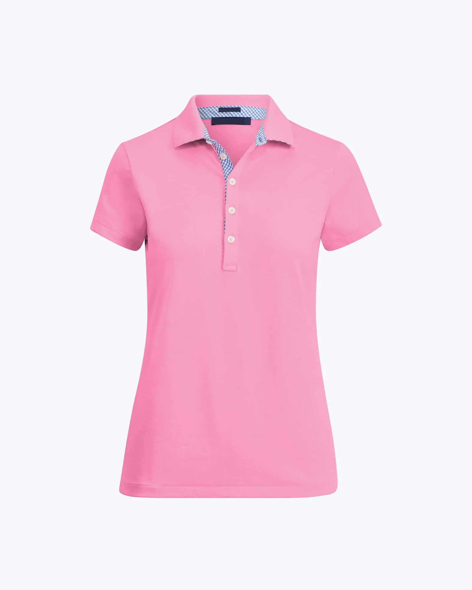 Tailored Fit Mesh-Panel Polo