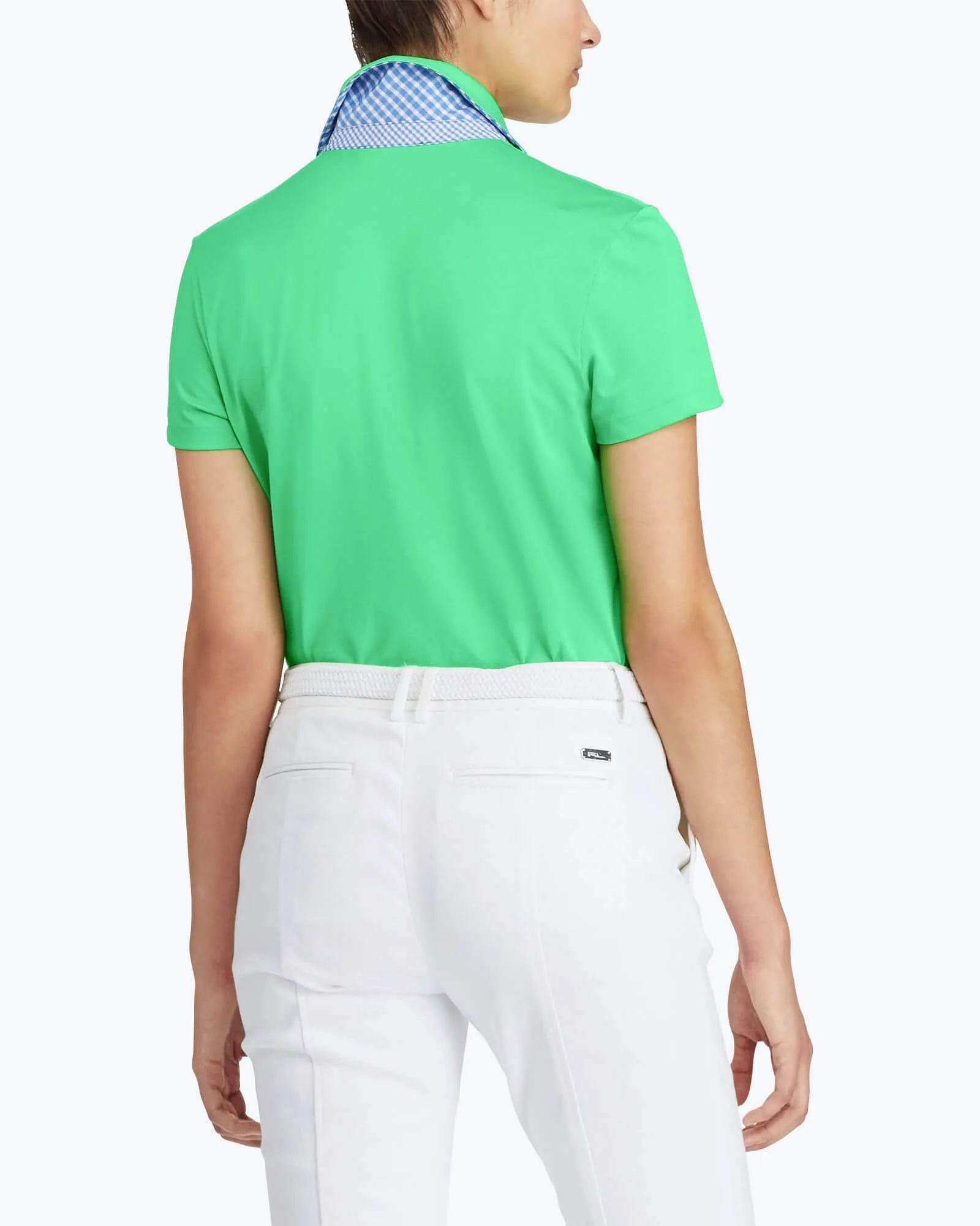 Tailored Fit Mesh-Panel Polo