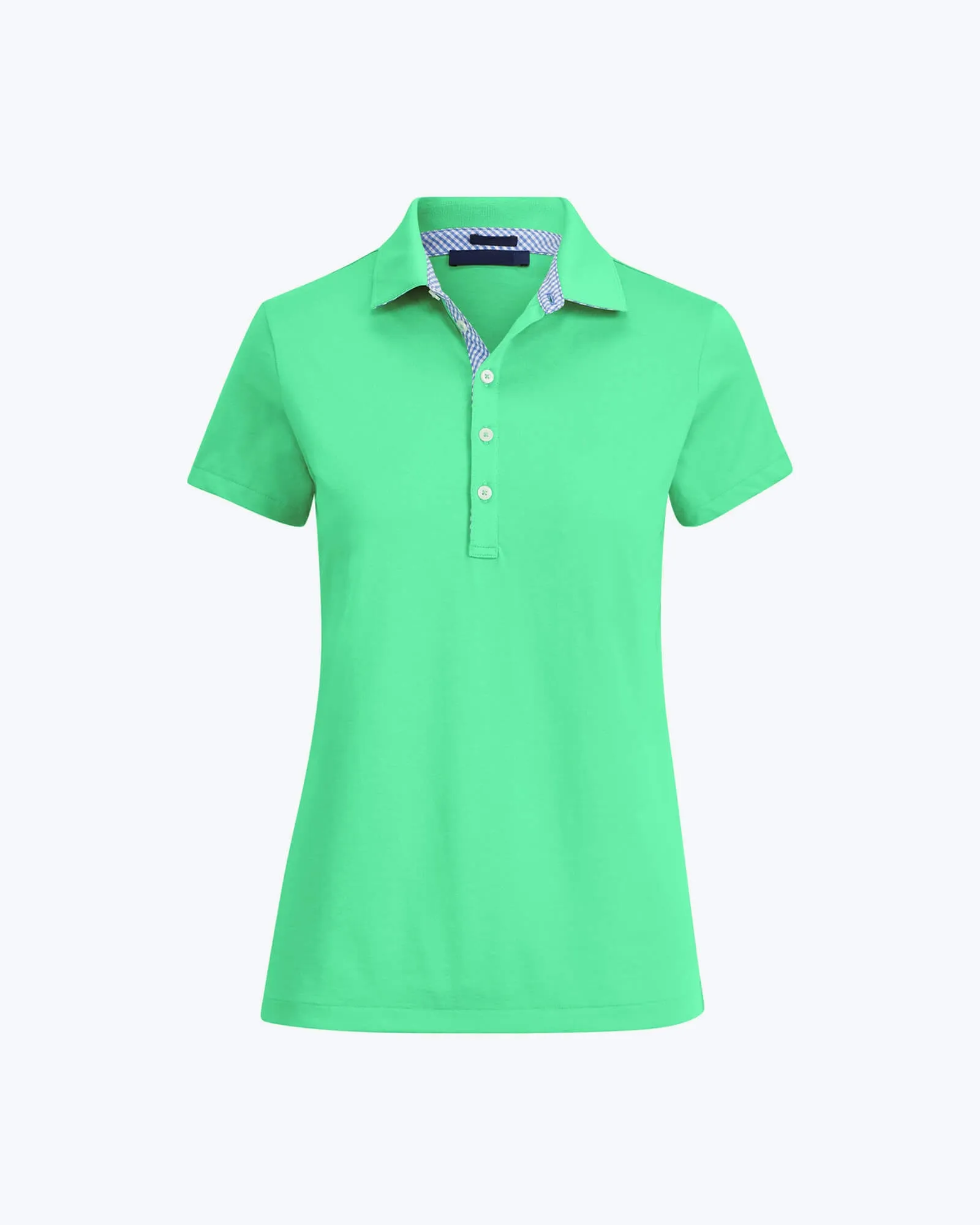 Tailored Fit Mesh-Panel Polo