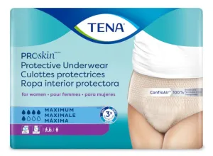 TENA ProSkin Protective Underwear for Women L .