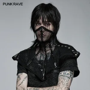 WS-493MZM Goth Stylish Mesh Mask